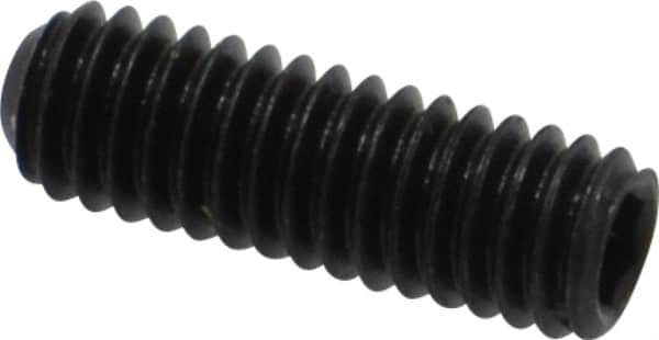 Value Collection - M4x0.70 Metric Coarse, 12mm OAL, Cup Point Set Screw - Grade 14.9 (45H) Alloy Steel, 2mm Key - Americas Industrial Supply