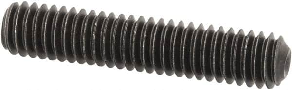 Value Collection - M4x0.70 Metric Coarse, 20mm OAL, Cup Point Set Screw - Grade 14.9 (45H) Alloy Steel, 2mm Key - Americas Industrial Supply