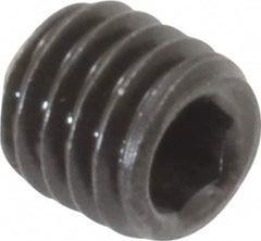 Value Collection - M5x0.80 Metric Coarse, 5mm OAL, Cup Point Set Screw - Grade 14.9 (45H) Alloy Steel, 2.5mm Key - Americas Industrial Supply