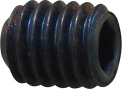 Value Collection - M5x0.80 Metric Coarse, 6mm OAL, Cup Point Set Screw - Grade 14.9 (45H) Alloy Steel, 2.5mm Key - Americas Industrial Supply