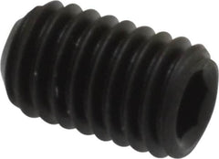 Value Collection - M5x0.80 Metric Coarse, 8mm OAL, Cup Point Set Screw - Grade 14.9 (45H) Alloy Steel, 2.5mm Key - Americas Industrial Supply