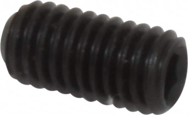 Value Collection - M5x0.80 Metric Coarse, 10mm OAL, Cup Point Set Screw - Grade 14.9 (45H) Alloy Steel, 2.5mm Key - Americas Industrial Supply