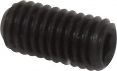 Value Collection - M5x0.80 Metric Coarse, 10mm OAL, Cup Point Set Screw - Grade 14.9 (45H) Alloy Steel, 2.5mm Key - Americas Industrial Supply