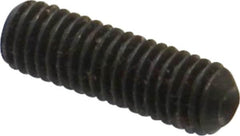 Value Collection - M5x0.80 Metric Coarse, 16mm OAL, Cup Point Set Screw - Grade 14.9 (45H) Alloy Steel, 2.5mm Key - Americas Industrial Supply