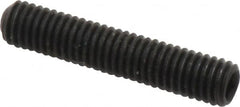 Value Collection - M5x0.80 Metric Coarse, 25mm OAL, Cup Point Set Screw - Grade 14.9 (45H) Alloy Steel, 2.5mm Key - Americas Industrial Supply