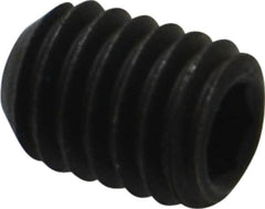 Value Collection - M6x1.00 Metric Coarse, 8mm OAL, Cup Point Set Screw - Grade 14.9 (45H) Alloy Steel, 3mm Key - Americas Industrial Supply