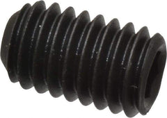 Value Collection - M6x1.00 Metric Coarse, 10mm OAL, Cup Point Set Screw - Grade 14.9 (45H) Alloy Steel, 3mm Key - Americas Industrial Supply