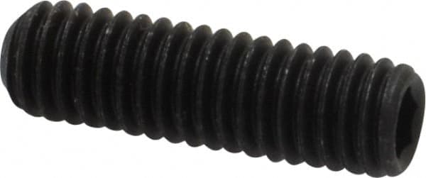 Value Collection - M6x1.00 Metric Coarse, 20mm OAL, Cup Point Set Screw - Grade 14.9 (45H) Alloy Steel, 3mm Key - Americas Industrial Supply