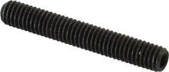 Value Collection - M6x1.00 Metric Coarse, 40mm OAL, Cup Point Set Screw - Grade 14.9 (45H) Alloy Steel, 3mm Key - Americas Industrial Supply