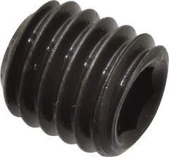 Value Collection - M8x1.25 Metric Coarse, 8mm OAL, Cup Point Set Screw - Grade 14.9 (45H) Alloy Steel, 4mm Key - Americas Industrial Supply