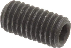 Value Collection - M8x1.25 Metric Coarse, 16mm OAL, Cup Point Set Screw - Grade 14.9 (45H) Alloy Steel, 4mm Key - Americas Industrial Supply