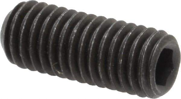 Value Collection - M8x1.25 Metric Coarse, 20mm OAL, Cup Point Set Screw - Grade 14.9 (45H) Alloy Steel, 4mm Key - Americas Industrial Supply
