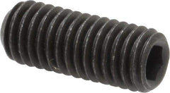 Value Collection - M8x1.25 Metric Coarse, 20mm OAL, Cup Point Set Screw - Grade 14.9 (45H) Alloy Steel, 4mm Key - Americas Industrial Supply