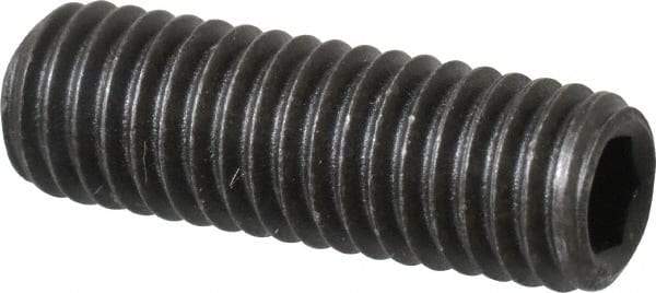 Value Collection - M8x1.25 Metric Coarse, 25mm OAL, Cup Point Set Screw - Grade 14.9 (45H) Alloy Steel, 4mm Key - Americas Industrial Supply