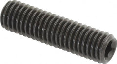 Value Collection - M8x1.25 Metric Coarse, 30mm OAL, Cup Point Set Screw - Grade 14.9 (45H) Alloy Steel, 4mm Key - Americas Industrial Supply