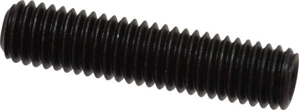 Value Collection - M8x1.25 Metric Coarse, 35mm OAL, Cup Point Set Screw - Grade 14.9 (45H) Alloy Steel, 4mm Key - Americas Industrial Supply