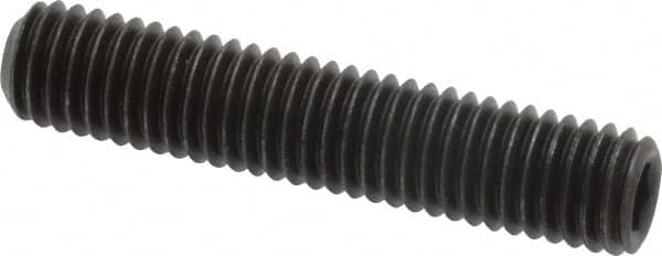 Value Collection - M8x1.25 Metric Coarse, 40mm OAL, Cup Point Set Screw - Grade 14.9 (45H) Alloy Steel, 4mm Key - Americas Industrial Supply
