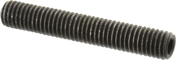 Value Collection - M8x1.25 Metric Coarse, 50mm OAL, Cup Point Set Screw - Grade 14.9 (45H) Alloy Steel, 4mm Key - Americas Industrial Supply
