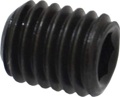 Value Collection - M10x1.50 Metric Coarse, 12mm OAL, Cup Point Set Screw - Grade 14.9 (45H) Alloy Steel, 5mm Key - Americas Industrial Supply