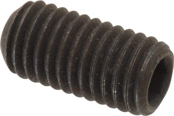 Value Collection - M10x1.50 Metric Coarse, 20mm OAL, Cup Point Set Screw - Grade 14.9 (45H) Alloy Steel, 5mm Key - Americas Industrial Supply