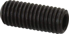 Value Collection - M10x1.50 Metric Coarse, 25mm OAL, Cup Point Set Screw - Grade 14.9 (45H) Alloy Steel, 5mm Key - Americas Industrial Supply
