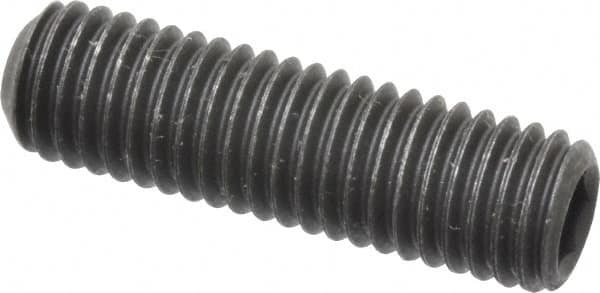 Value Collection - M10x1.50 Metric Coarse, 35mm OAL, Cup Point Set Screw - Grade 14.9 (45H) Alloy Steel, 5mm Key - Americas Industrial Supply