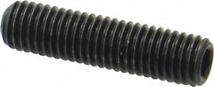 Value Collection - M10x1.50 Metric Coarse, 40mm OAL, Cup Point Set Screw - Grade 14.9 (45H) Alloy Steel, 5mm Key - Americas Industrial Supply