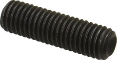 Value Collection - M12x1.75 Metric Coarse, 40mm OAL, Cup Point Set Screw - Grade 14.9 (45H) Alloy Steel, 6mm Key - Americas Industrial Supply