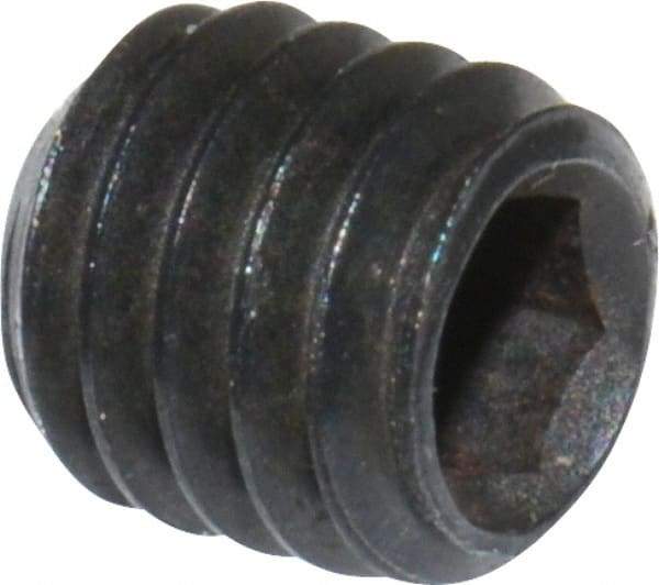 Value Collection - M3x0.50, 3mm OAL, Flat Point Set Screw - Grade 14.9 (45H) Alloy Steel, 1.5mm Key - Americas Industrial Supply