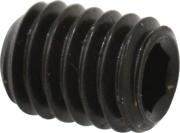 Value Collection - M3x0.50, 4mm OAL, Flat Point Set Screw - Grade 14.9 (45H) Alloy Steel, 1.5mm Key - Americas Industrial Supply