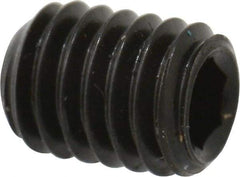 Value Collection - M3x0.50, 4mm OAL, Flat Point Set Screw - Grade 14.9 (45H) Alloy Steel, 1.5mm Key - Americas Industrial Supply