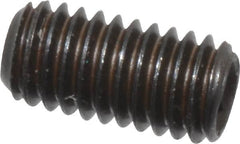 Value Collection - M3x0.50, 6mm OAL, Flat Point Set Screw - Grade 14.9 (45H) Alloy Steel, 1.5mm Key - Americas Industrial Supply