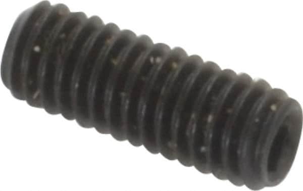 Value Collection - M3x0.50, 8mm OAL, Flat Point Set Screw - Grade 14.9 (45H) Alloy Steel, 1.5mm Key - Americas Industrial Supply