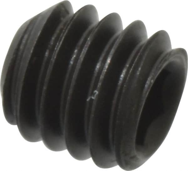 Value Collection - M4x0.70, 4mm OAL, Flat Point Set Screw - Grade 14.9 (45H) Alloy Steel, 2mm Key - Americas Industrial Supply