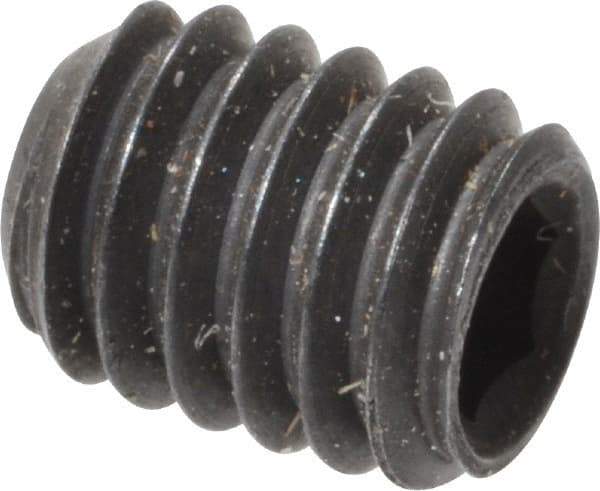 Value Collection - M4x0.70, 5mm OAL, Flat Point Set Screw - Grade 14.9 (45H) Alloy Steel, 2mm Key - Americas Industrial Supply