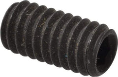 Value Collection - M4x0.70, 8mm OAL, Flat Point Set Screw - Grade 14.9 (45H) Alloy Steel, 2mm Key - Americas Industrial Supply