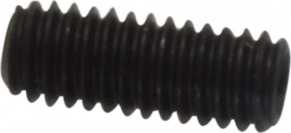 Value Collection - M4x0.70, 10mm OAL, Flat Point Set Screw - Grade 14.9 (45H) Alloy Steel, 2mm Key - Americas Industrial Supply