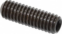 Value Collection - M4x0.70, 12mm OAL, Flat Point Set Screw - Grade 14.9 (45H) Alloy Steel, 2mm Key - Americas Industrial Supply