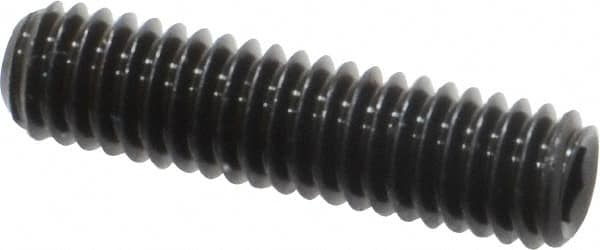 Value Collection - M4x0.70, 16mm OAL, Flat Point Set Screw - Grade 14.9 (45H) Alloy Steel, 2mm Key - Americas Industrial Supply