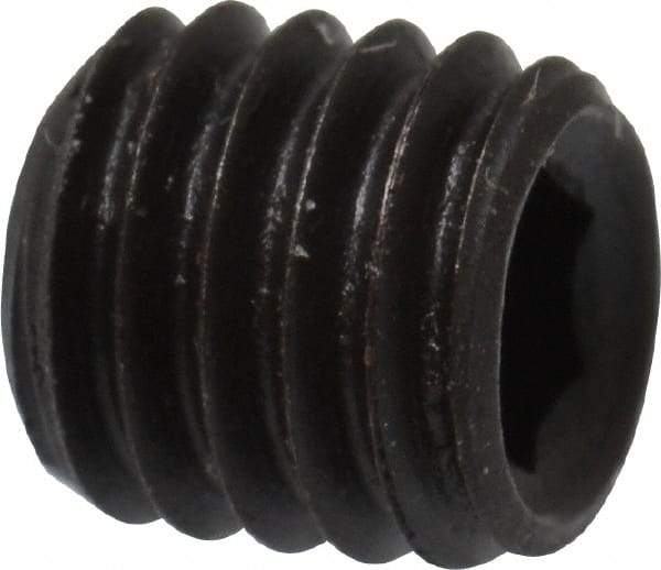 Value Collection - M5x0.80, 5mm OAL, Flat Point Set Screw - Grade 14.9 (45H) Alloy Steel, 2.5mm Key - Americas Industrial Supply