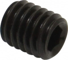 Value Collection - M5x0.80, 6mm OAL, Flat Point Set Screw - Grade 14.9 (45H) Alloy Steel, 2.5mm Key - Americas Industrial Supply