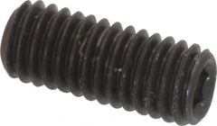 Value Collection - M5x0.80, 12mm OAL, Flat Point Set Screw - Grade 14.9 (45H) Alloy Steel, 2.5mm Key - Americas Industrial Supply