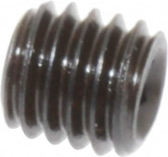 Value Collection - M6x1.00, 6mm OAL, Flat Point Set Screw - Grade 14.9 (45H) Alloy Steel, 3mm Key - Americas Industrial Supply