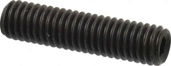 Value Collection - M6x1.00, 25mm OAL, Flat Point Set Screw - Grade 14.9 (45H) Alloy Steel, 3mm Key - Americas Industrial Supply