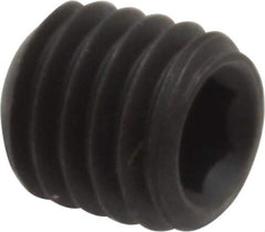 Value Collection - M8x1.25, 8mm OAL, Flat Point Set Screw - Grade 14.9 (45H) Alloy Steel, 4mm Key - Americas Industrial Supply