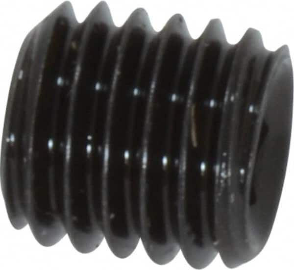 Value Collection - M10x1.50, 10mm OAL, Flat Point Set Screw - Grade 14.9 (45H) Alloy Steel, 5mm Key - Americas Industrial Supply