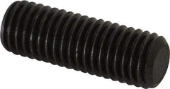 Value Collection - M12x1.75, 35mm OAL, Flat Point Set Screw - Grade 14.9 (45H) Alloy Steel, 6mm Key - Americas Industrial Supply