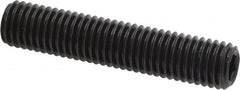 Value Collection - M12x1.75, 60mm OAL, Flat Point Set Screw - Grade 14.9 (45H) Alloy Steel, 6mm Key - Americas Industrial Supply