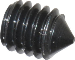 Value Collection - M4x0.70, 5mm OAL, Cone Point Set Screw - Grade 14.9 (45H) Alloy Steel, 2mm Key - Americas Industrial Supply
