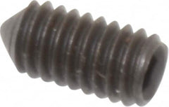 Value Collection - M4x0.70, 8mm OAL, Cone Point Set Screw - Grade 14.9 (45H) Alloy Steel, 2mm Key - Americas Industrial Supply
